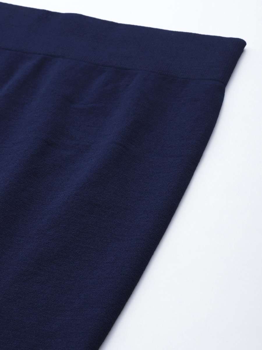 WOMEN NAVY BLUE SLIMMING SKIRT SHAPEWEAR - Inddus.com