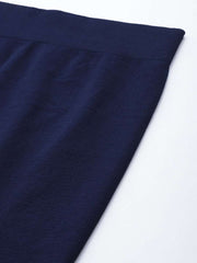 WOMEN NAVY BLUE SLIMMING SKIRT SHAPEWEAR - Inddus.com