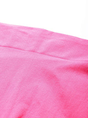 WOMEN PINK SOLID SAREE SHAPEWEAR - Inddus.com