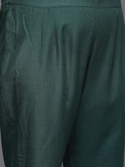 Women Plus Size Gotta Patti Kurta with Trousers & Dupatta - Inddus.com