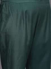 Women Plus Size Gotta Patti Kurta with Trousers & Dupatta - Inddus.com
