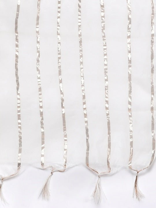 Women Plus Size Gotta Patti Kurta with Trousers & Dupatta - Inddus.com