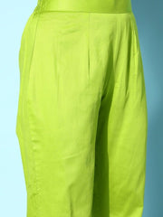 Women Printed Regular Kurta with Trousers & Dupatta - Inddus.com