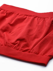 WOMEN RED BANDEAU SPORT BRA - Inddus.com