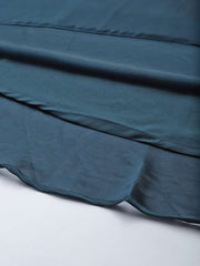 Women Teal Blue Anarkali Kurta With Gotta Detail Dupatta - Inddus.com