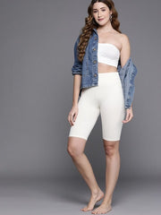 Women White seamless Bandeau Bra - Inddus.com