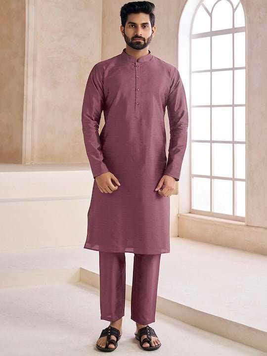 Woven-Design Mandarin Collar Nehru Jacket - Inddus.com
