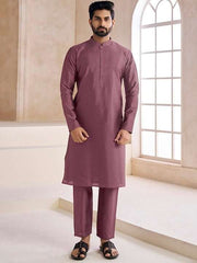 Woven-Design Mandarin Collar Nehru Jacket - Inddus.com