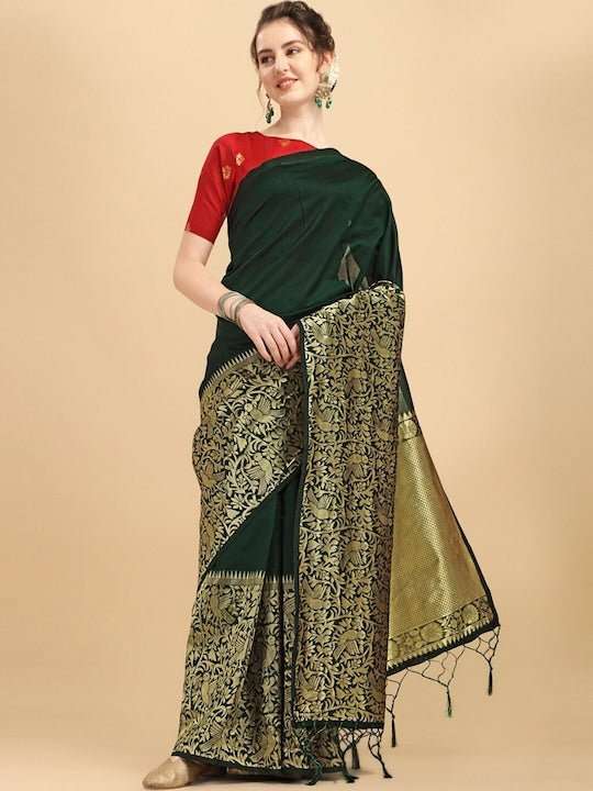Woven Design Saree - Inddus.com