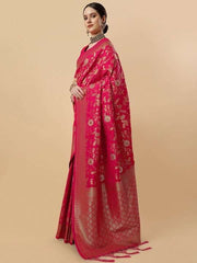 Woven Design Zari Saree - Inddus.com