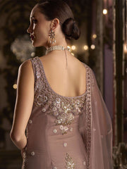 Rose Handwork Embroidered Gharara Suit