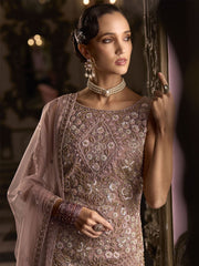 Rose Handwork Embroidered Gharara Suit