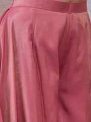 Women Ethnic Motifs Work Pure Silk Kurta with Sharara & With Dupatta