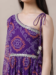 Girls Ethnic Motifs Printed Ethnic Dresses