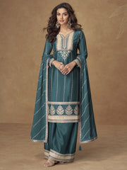 Morpeach Chinon Embroidered Work Salwar Suit