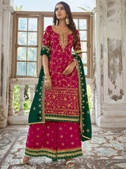 Rani Embroidered Partywear Palazzo-Suit