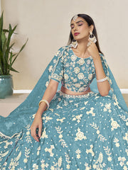 Entrancing Crush Embroidered Lehenga Choli