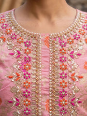 Pink Embroidered Salwar Suit