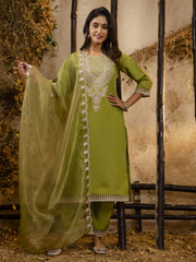Blissful Green Designer Salwar Kameez