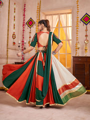 Gorgeous Multi Color Navratri Special Ghagra Choli