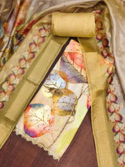 Mustard Cotton Material Festive Pant Style Dress