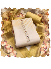 Mustard Cotton Material Festive Pant Style Dress