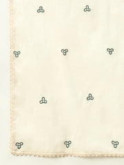 Women Ethnic Motifs Embroidered Panelled Thread Work Kurta with Trousers & With Dupatta