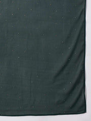 Embellished Sequinned Saree With Blouse Piece