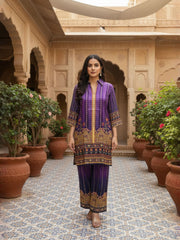 Printed Tunic with Palazzos