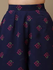 Girls Floral Printed Regular Kurta with Palazzos