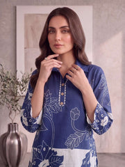 Floral Linen Printed Tunic with Trousers