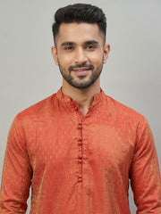 Men Ethnic Motifs Regular Kurta with Pyjamas