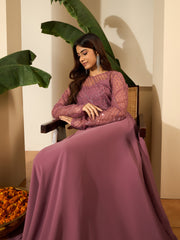 Women Embellished Sequined Maxi Ethnic Dress