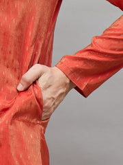 Men Ethnic Motifs Regular Kurta with Pyjamas