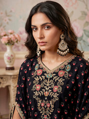 Bohemian Silk Embroidered Tunic with Palazzos