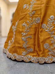 Yellow Rangoli Silk Zari and Threads Festive Lehenga Choli