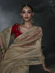 Meher Gold Tissue Silk Saree