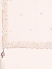 Mauve Chinon Sequins and Zarkan embroidery Semi-Stitched Lehenga choli & Dupatta
