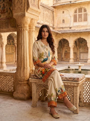 Linen Printed Tunic with Palazzos