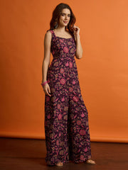 Women Printed Basic Jumpsuit
