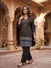 Printed Tunic with Palazzos