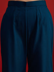 Grandeur & Majestic Artwork Embroidered Top with Palazzos