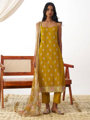 Yellow Chikankari Embroidery Salwar Suit