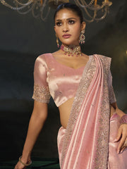 Pink Wedding Festive Designer Saree