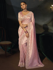 Pink Wedding Festive Designer Saree