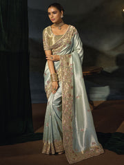 Green Wedding Festive Designer Saree