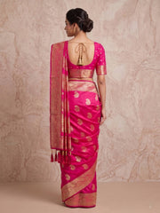 Woven Design Zari Silk Blend Saree