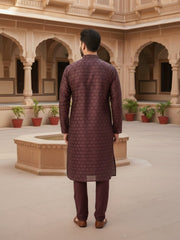 Men Ethnic Motifs Printed Regular Kurta with Trousers