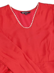 A Line Kurta With Trousers & Dupatta