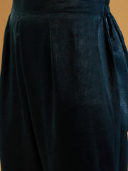 Embroidered Kurta With Trouser & Dupatta